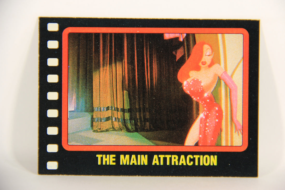 Who Framed Roger Rabbit 1988 Trading Card #35 The Main Attraction ENG Topps L021394