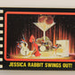 Who Framed Roger Rabbit 1988 Trading Card #37 Jessica Rabbit Swings Out ENG L021396