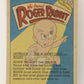Who Framed Roger Rabbit 1988 Trading Card #37 Jessica Rabbit Swings Out ENG L021396