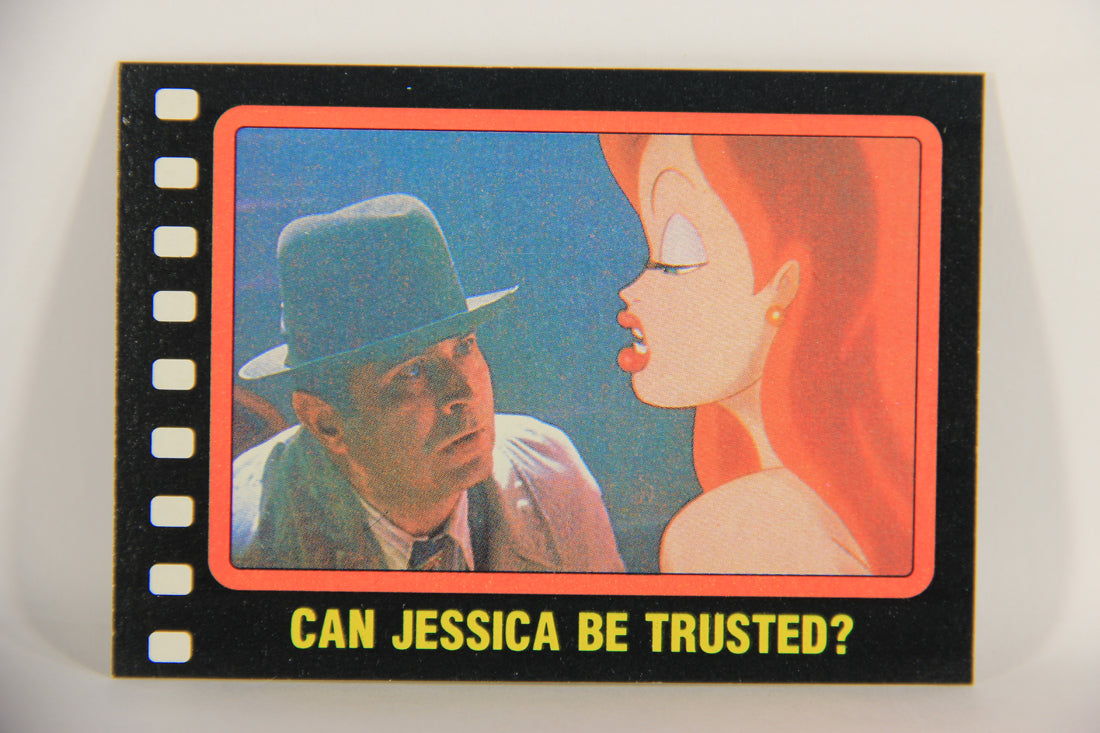 Who Framed Roger Rabbit 1988 Trading Card #38 Can Jessica Be Trusted ENG Topps L021397