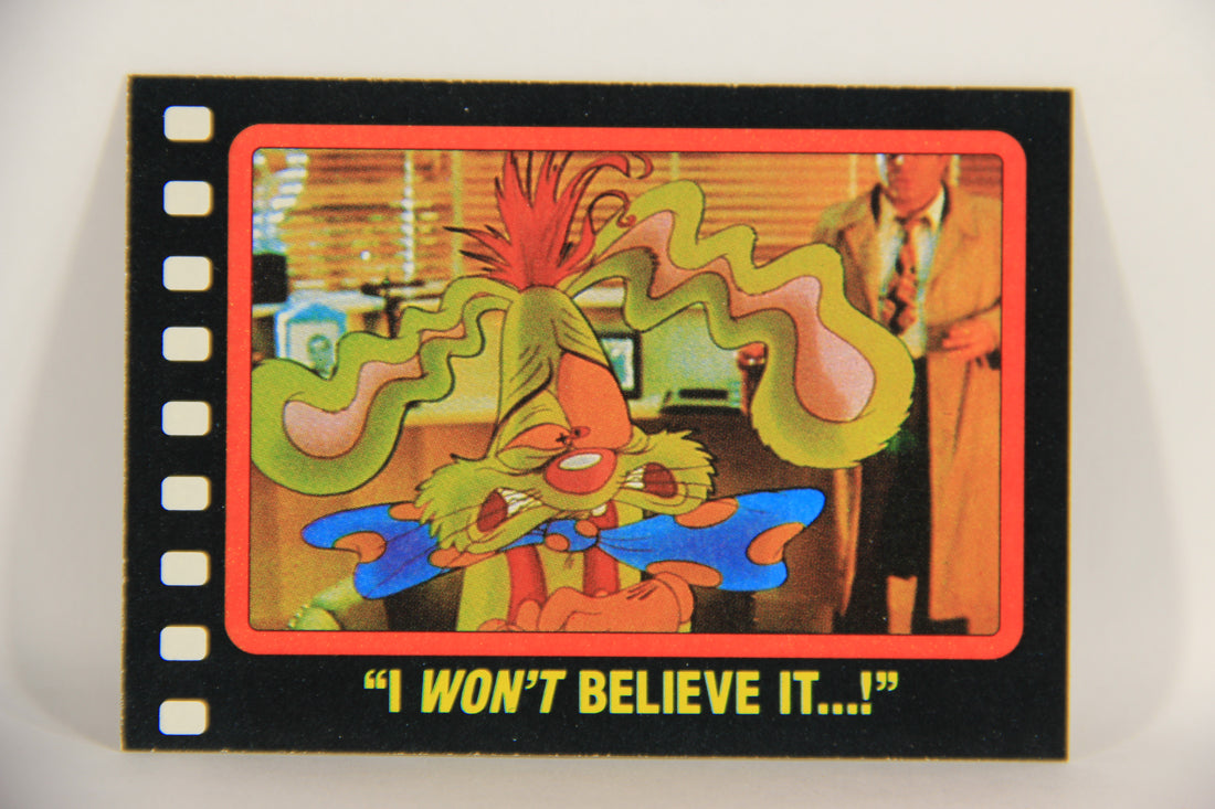 Who Framed Roger Rabbit 1988 Trading Card #42 I Won't Believe It ENG Topps L021401