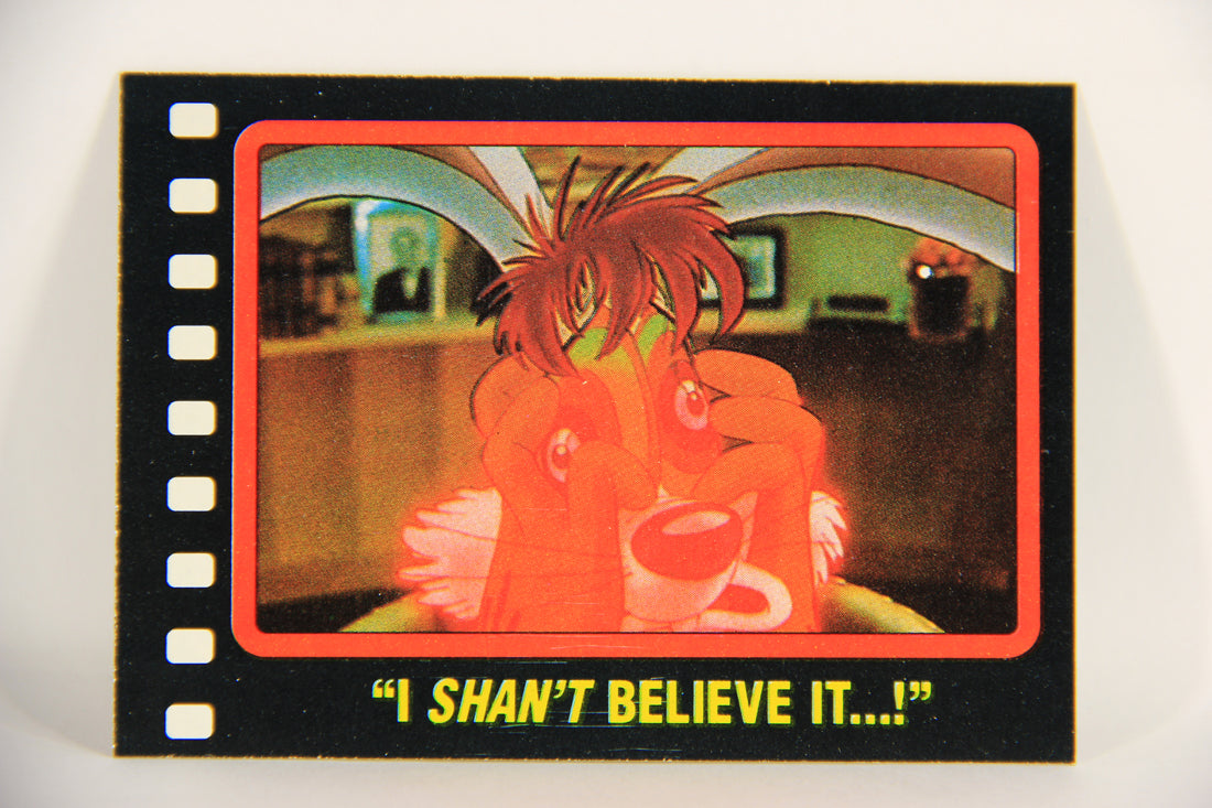 Who Framed Roger Rabbit 1988 Trading Card #44 I Shan't Believe It ENG Topps L021403