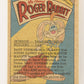 Who Framed Roger Rabbit 1988 Trading Card #50 An Important Clue ENG Topps L021409