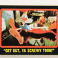 Who Framed Roger Rabbit 1988 Trading Card #52 Get Out Ya Screwy Toon ENG Topps L021411