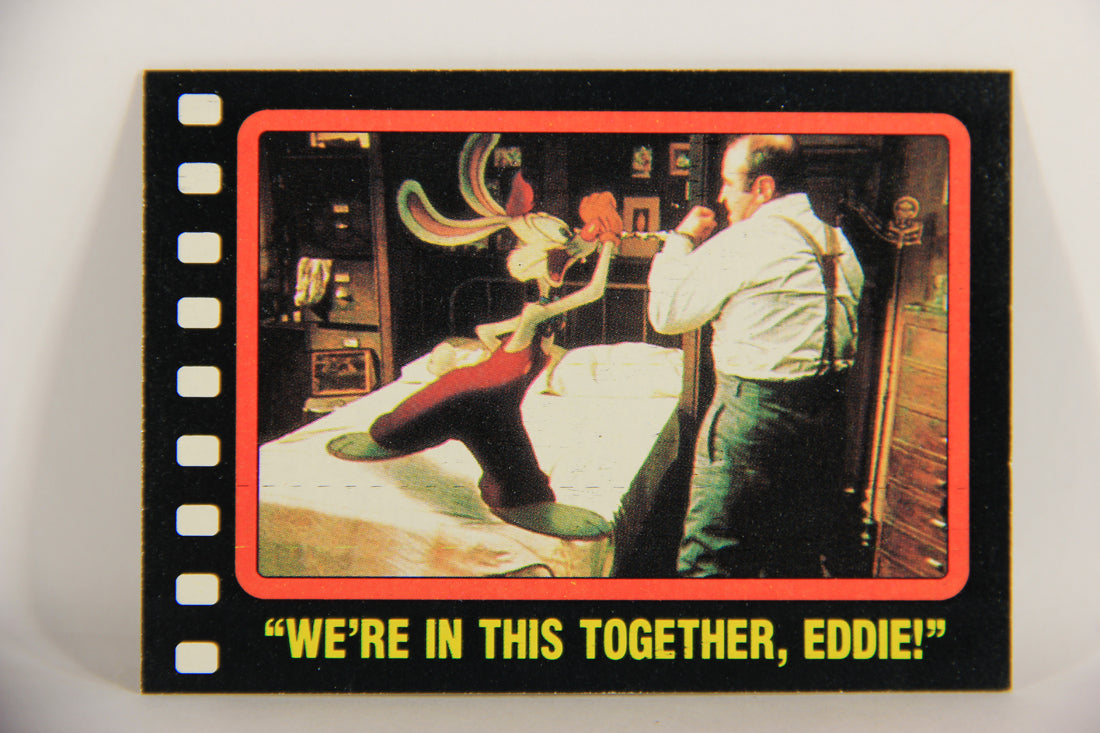Who Framed Roger Rabbit 1988 Trading Card #56 We're In This Together Eddie ENG L021414