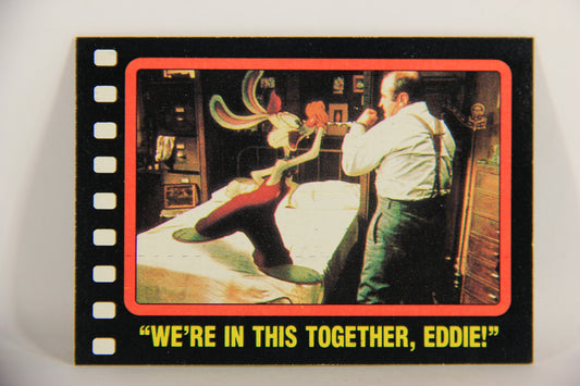 Who Framed Roger Rabbit 1988 Trading Card #56 We're In This Together Eddie ENG L021414