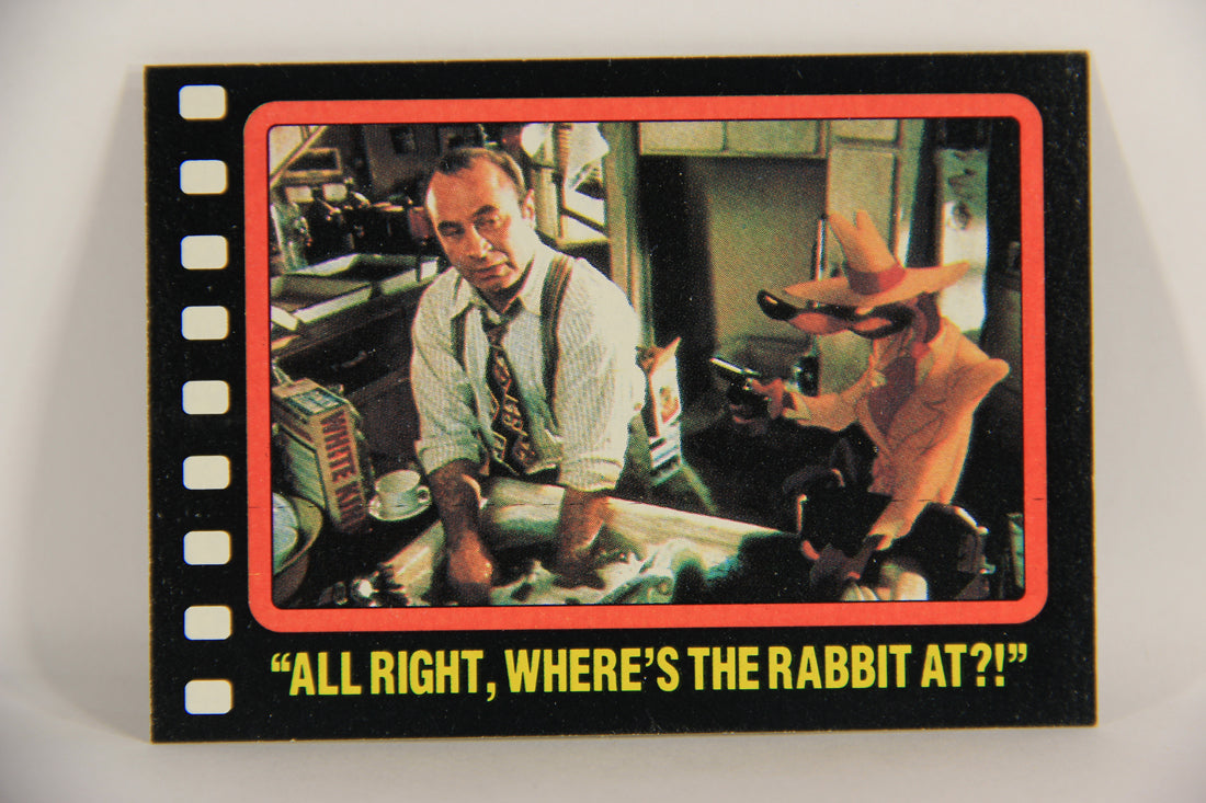 Who Framed Roger Rabbit 1988 Trading Card #61 All Right Where's The Rabbit At L021419