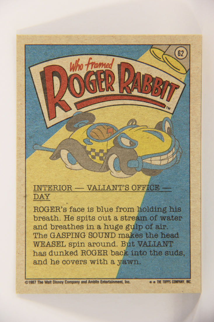 Who Framed Roger Rabbit 1988 Trading Card #62 Damp But Undaunted L021420