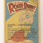 Who Framed Roger Rabbit 1988 Trading Card #63 Eddie And Roger Uncuffed L021421