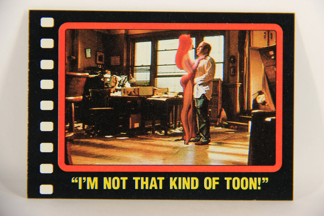 Who Framed Roger Rabbit 1988 Trading Card #65 I'm Not That Kind Of Toon ENG L021423