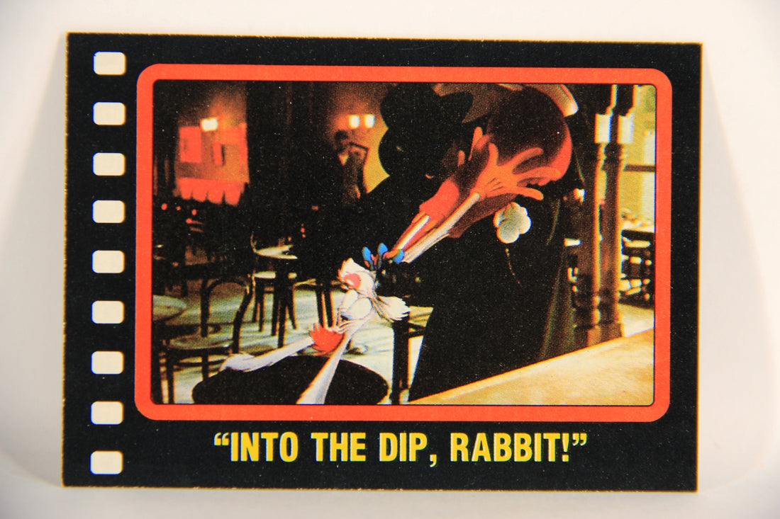 Who Framed Roger Rabbit 1988 Trading Card #70 Into The Dip Rabbit ENG Topps L021428
