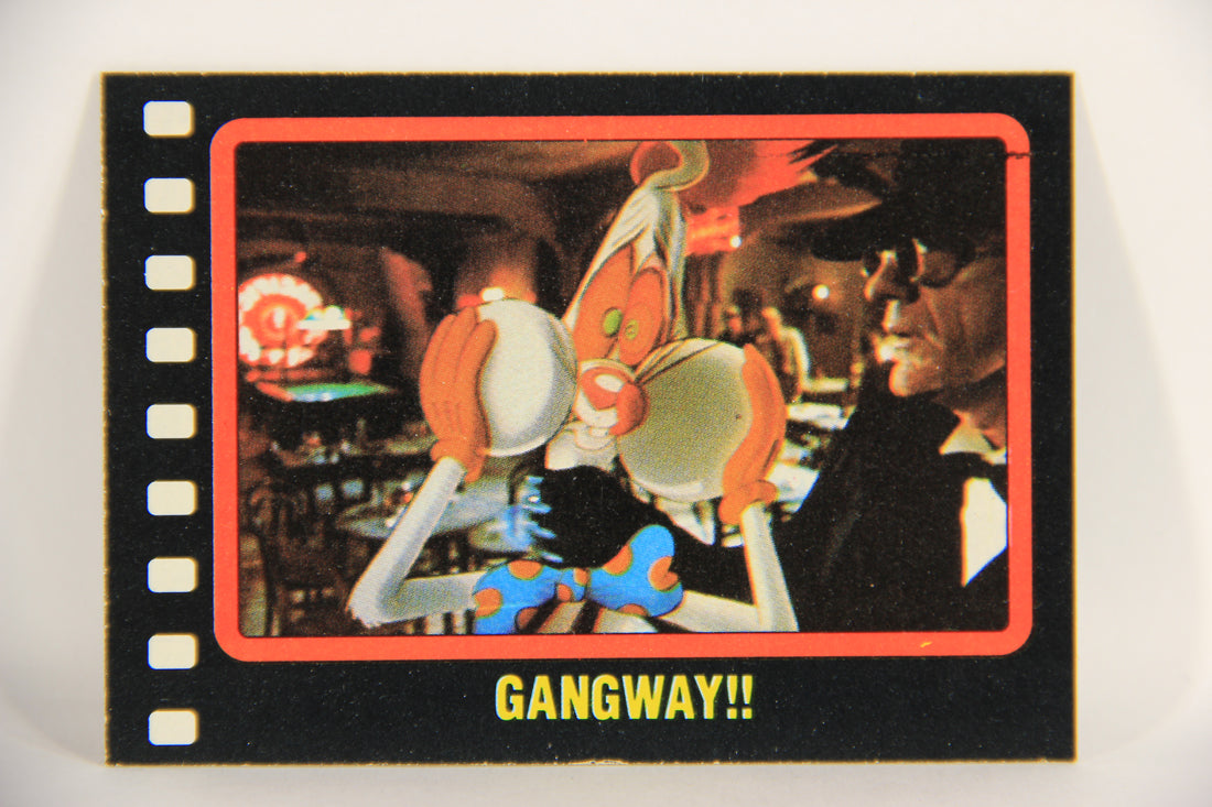 Who Framed Roger Rabbit 1988 Trading Card #73 Gangway ENG Topps L021431