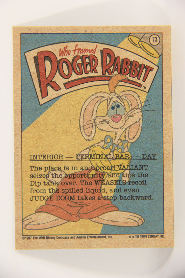 Who Framed Roger Rabbit 1988 Trading Card #73 Gangway ENG Topps L021431
