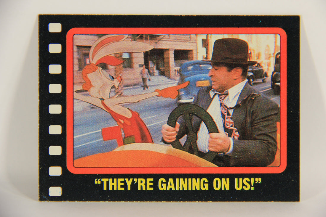 Who Framed Roger Rabbit 1988 Trading Card #76 They're Gaining On Us ENG Topps L021433
