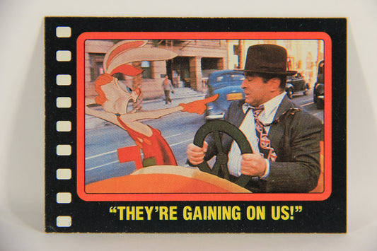 Who Framed Roger Rabbit 1988 Trading Card #76 They're Gaining On Us ENG Topps L021433