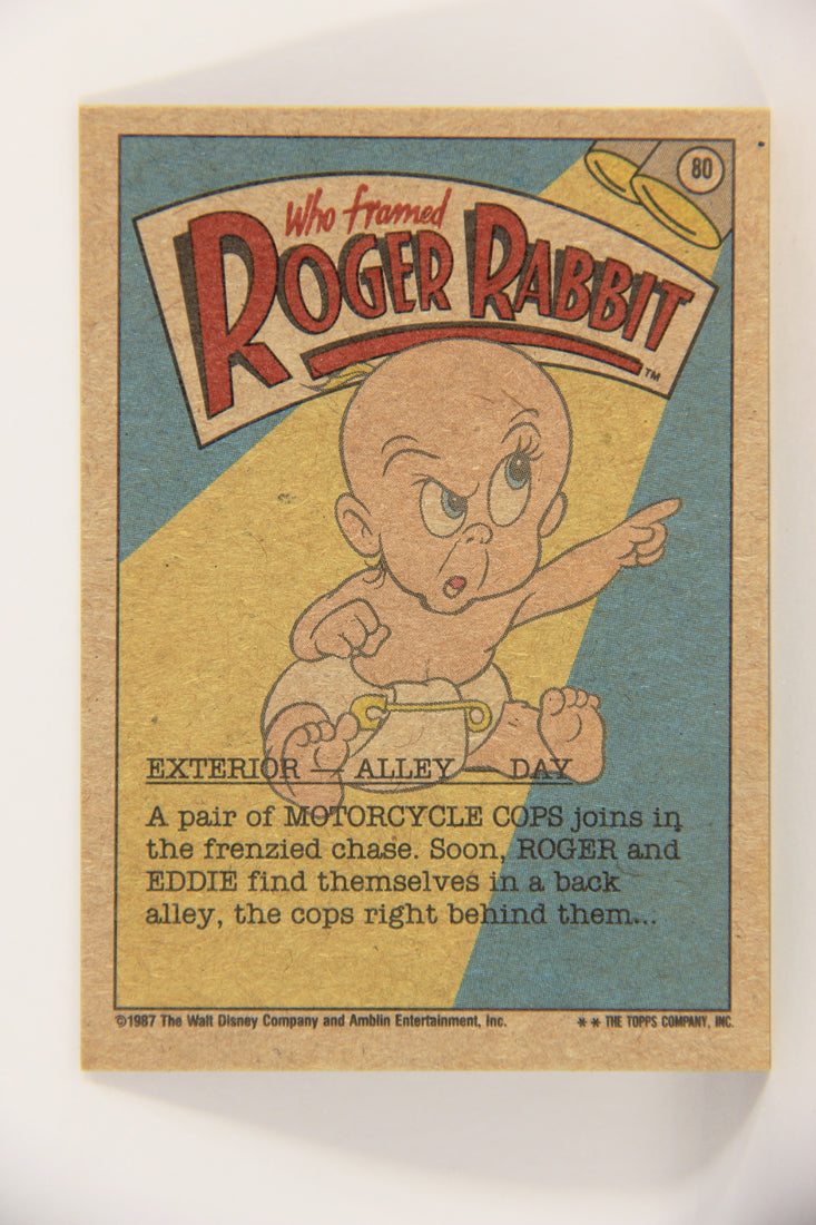 Who Framed Roger Rabbit 1988 Trading Card #80 Oh No No No ENG Topps L021437