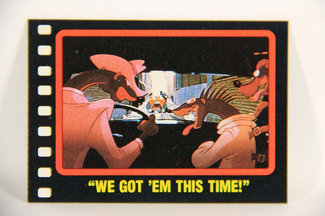 Who Framed Roger Rabbit 1988 Trading Card #81 We Got 'Em This Time ENG Topps L021438