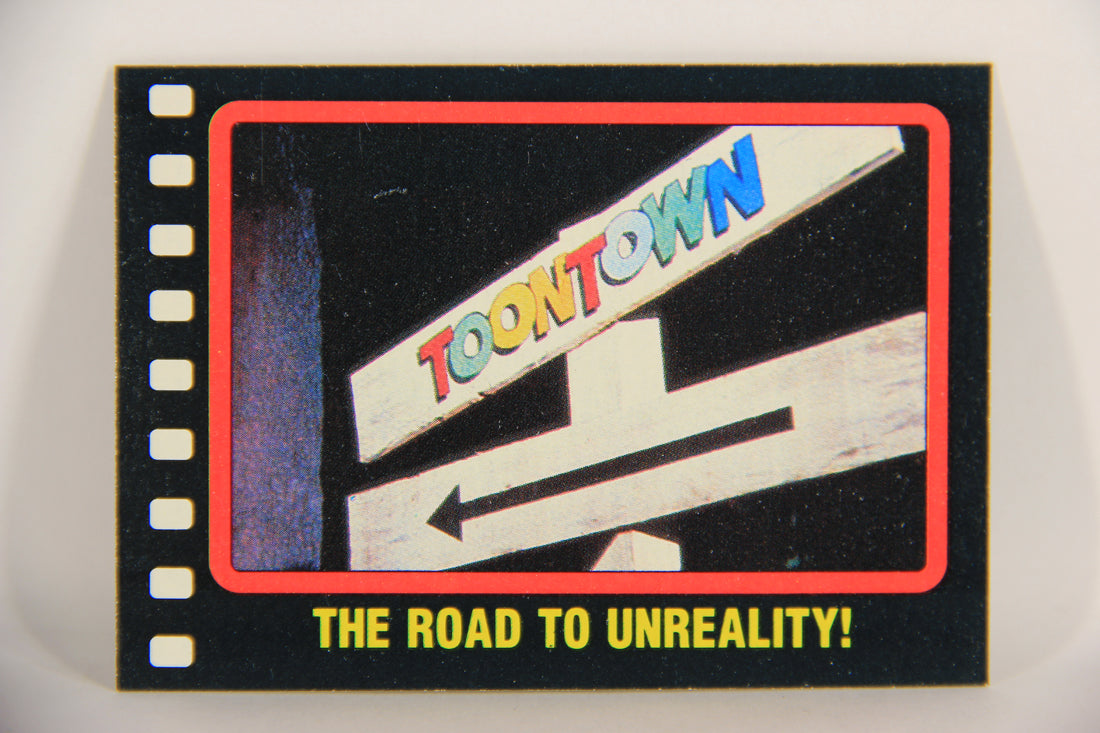 Who Framed Roger Rabbit 1988 Trading Card #83 The Road To Unreality ENG Topps L021440