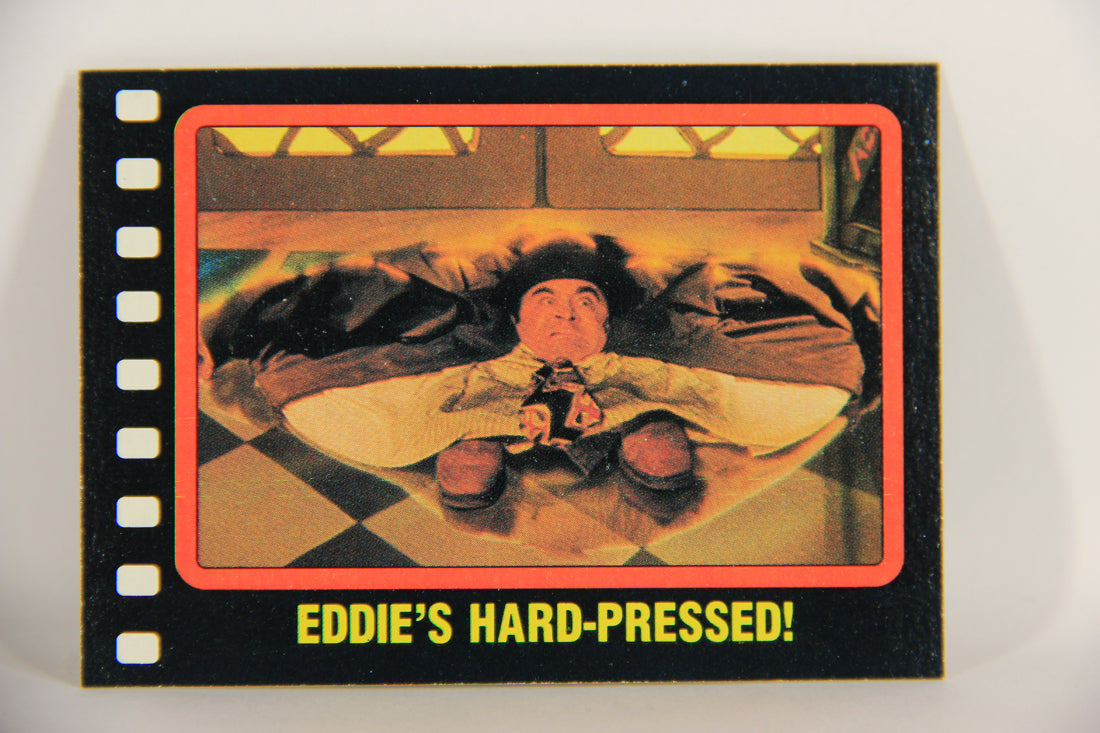 Who Framed Roger Rabbit 1988 Trading Card #89 Eddie's Hard-Pressed ENG Topps L021446