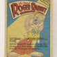 Who Framed Roger Rabbit 1988 Trading Card #96 Mysterious Back Streets ENG Topps L021453