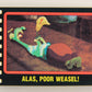 Who Framed Roger Rabbit 1988 Trading Card #110 Alas Poor Weasel ENG Topps L021463