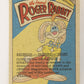 Who Framed Roger Rabbit 1988 Trading Card #111 The Deadly Dip ENG Topps L021464