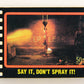 Who Framed Roger Rabbit 1988 Trading Card #112 Say It Don't Spray It ENG Topps L021465