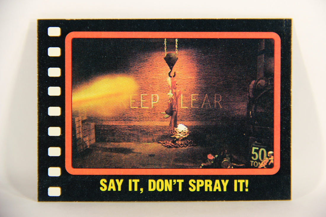 Who Framed Roger Rabbit 1988 Trading Card #112 Say It Don't Spray It ENG Topps L021465