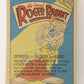 Who Framed Roger Rabbit 1988 Trading Card #115 Stand Up And Sneer ENG Topps L021468