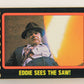 Who Framed Roger Rabbit 1988 Trading Card #120 Eddie Sees The Saw ENG Topps L021473