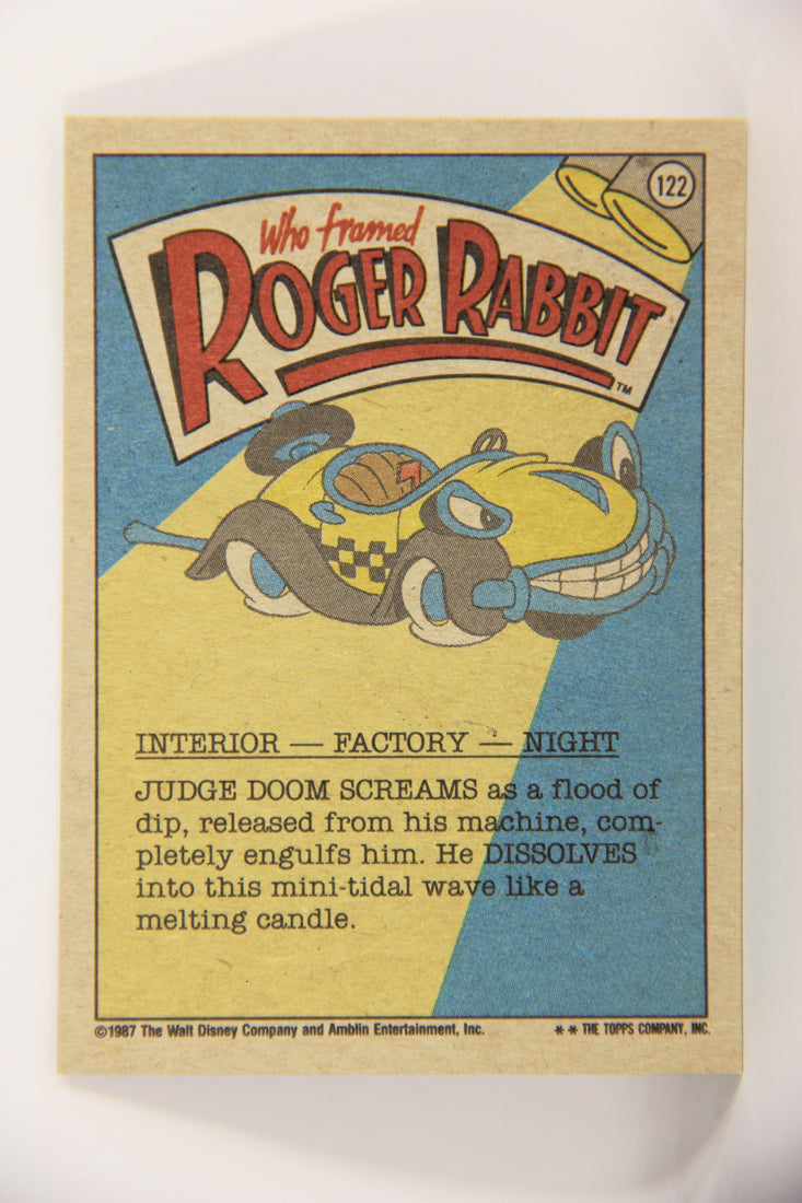 Who Framed Roger Rabbit 1988 Trading Card #122 Crack Of Doom ENG Topps L021475