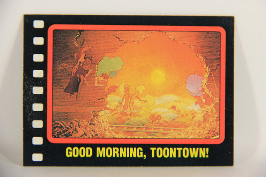 Who Framed Roger Rabbit 1988 Trading Card #124 Good Morning Toontown ENG Topps L021477