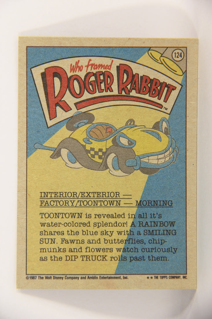 Who Framed Roger Rabbit 1988 Trading Card #124 Good Morning Toontown ENG Topps L021477