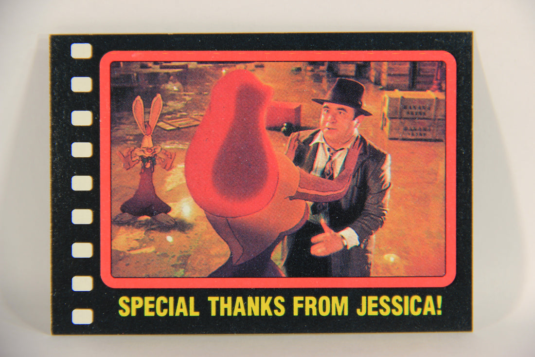 Who Framed Roger Rabbit 1988 Trading Card #127 Special Thanks From Jessica ENG L021480