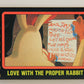 Who Framed Roger Rabbit 1988 Trading Card #131 Love With The Proper Rabbit L021481