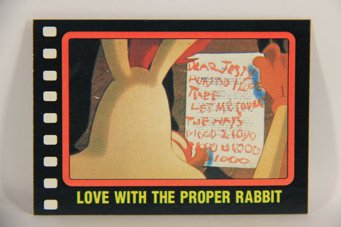 Who Framed Roger Rabbit 1988 Trading Card #131 Love With The Proper Rabbit L021481