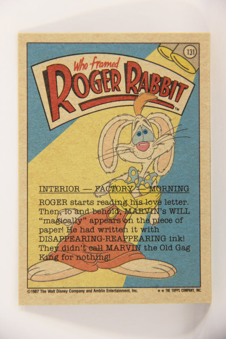Who Framed Roger Rabbit 1988 Trading Card #131 Love With The Proper Rabbit L021481