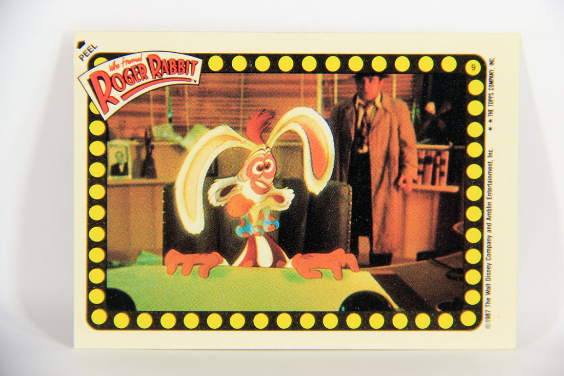 Who Framed Roger Rabbit 1988 Trading Card Sticker #9 Now Drink This Son ENG Topps L021489