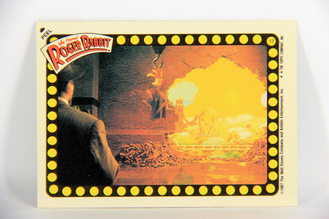 Who Framed Roger Rabbit 1988 Trading Card Sticker #17 Free Toons ENG Topps L021496