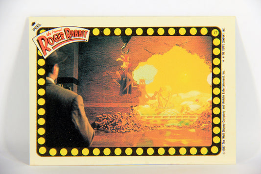 Who Framed Roger Rabbit 1988 Trading Card Sticker #17 Free Toons ENG Topps L021496