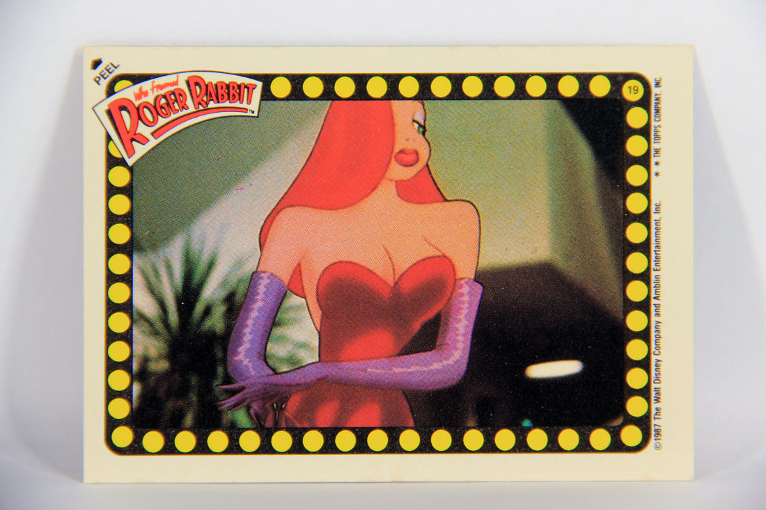 Who Framed Roger Rabbit 1988 Trading Card Sticker #19 Bewitching Jessica ENG L021498