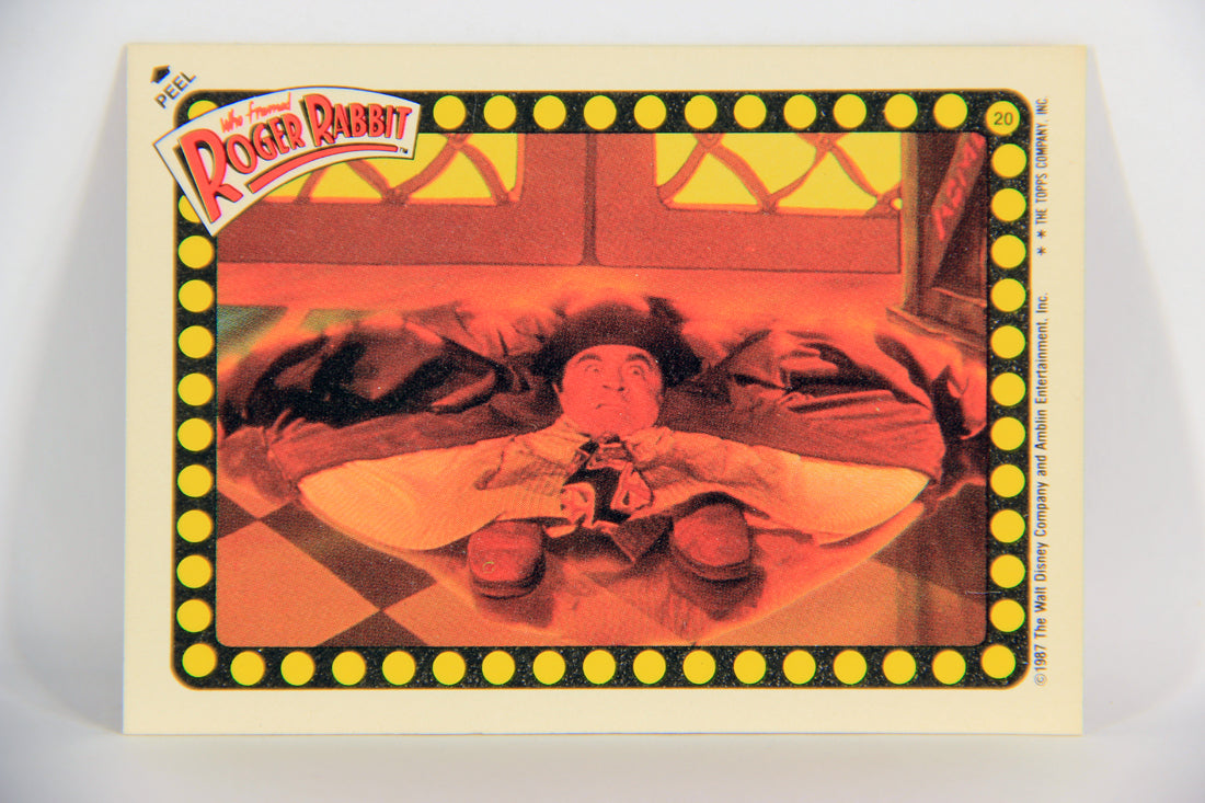 Who Framed Roger Rabbit 1988 Trading Card Sticker #20 Flattened ENG Topps L021499