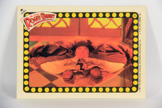 Who Framed Roger Rabbit 1988 Trading Card Sticker #20 Flattened ENG Topps L021499