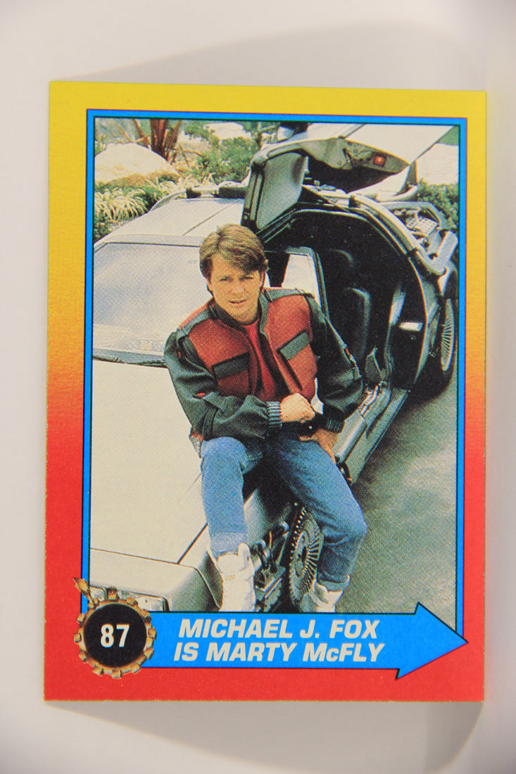 Back To The Future II 1989 Trading Card #87 Michael J Fox Is Marty McFly L021502