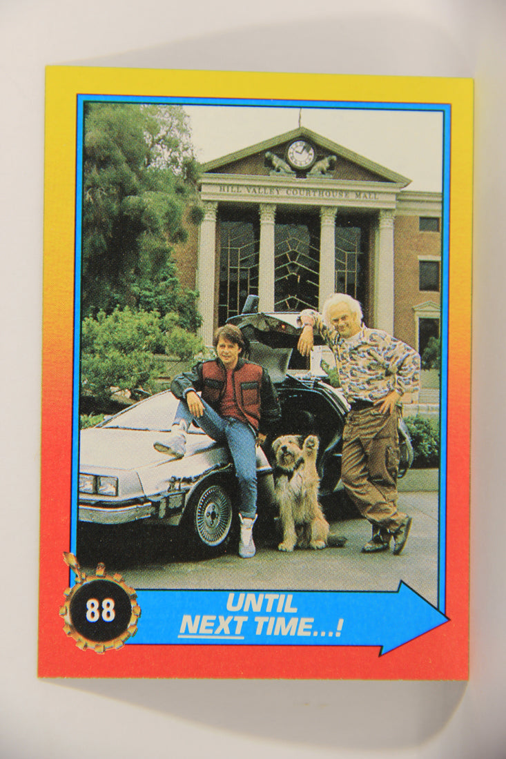 Back To The Future II 1989 Trading Card #88 Until Next Time ENG Topps L021503