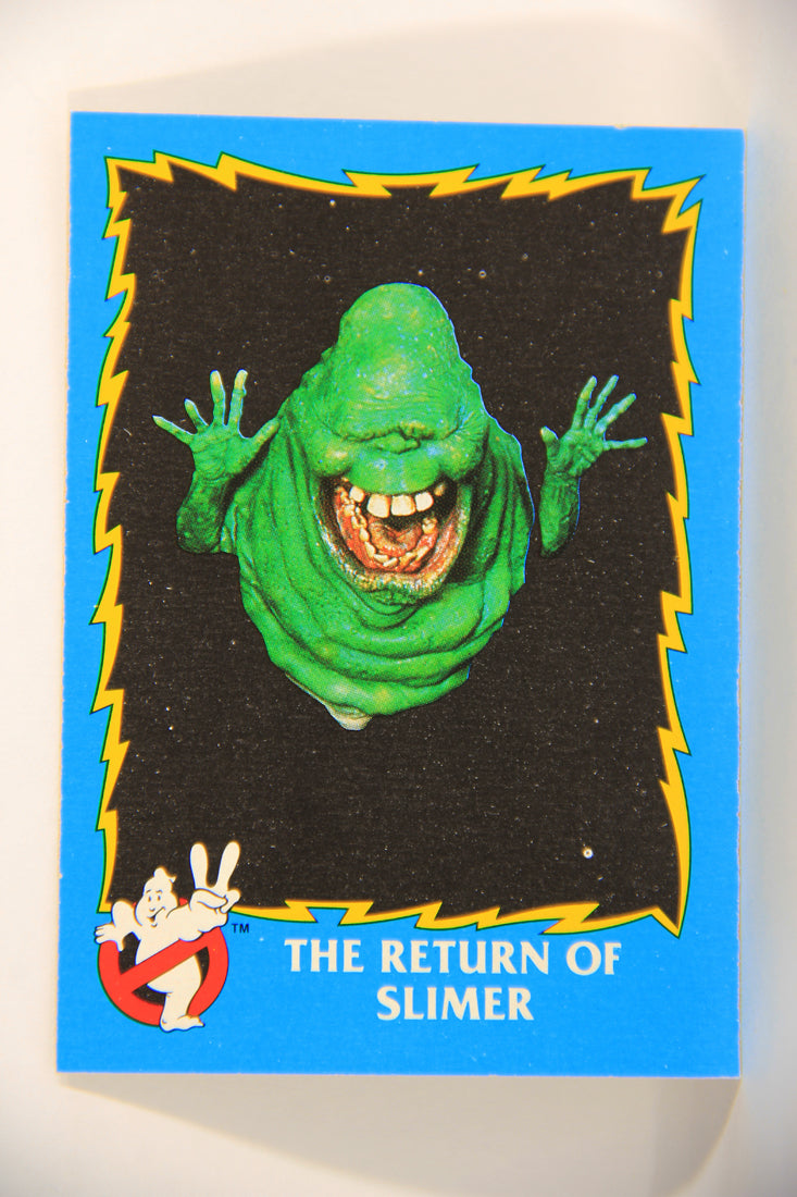 Ghostbusters II 1989 Trading Card #51 The Return Of Slimer ENG Topps L021510