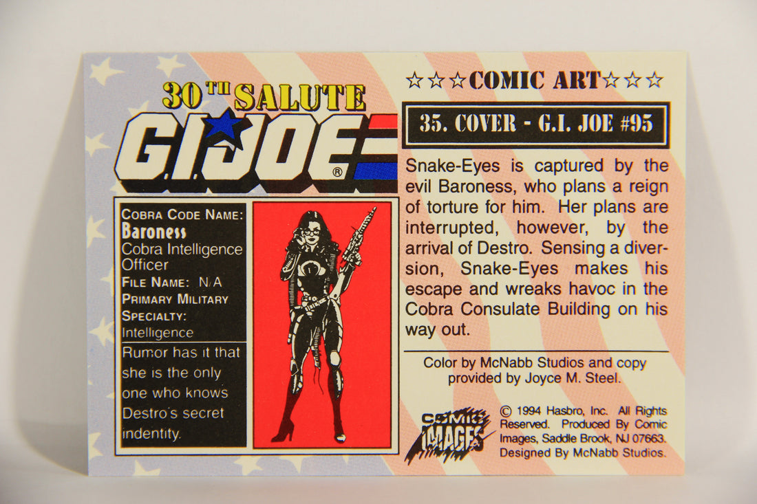 GI Joe 30th Salute 1994 Trading Card #35 Cover - G.I. Joe #95 ENG L021511