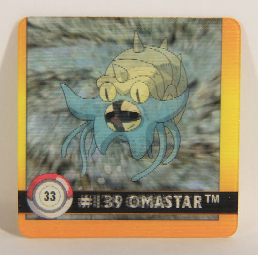 Pokémon Card Action Flipz 3D Premier Edition #33 Omanyte - Omastar ENG L021514