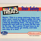 Super Mario Bros. 1991 Treats Impel Vintage Trading Card Stairs Safety ENG L021527