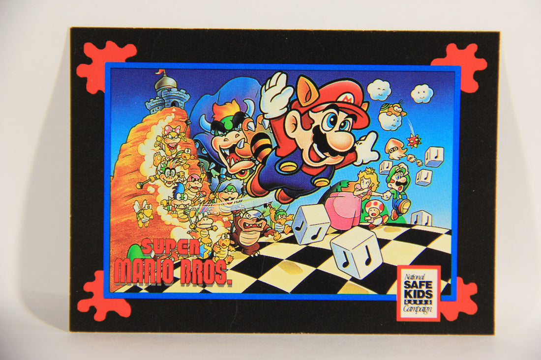 Super Mario Bros. 1991 Vintage Treats Impel Trading Card Raccoon Mario ENG L021529